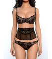  Soutien-gorge rembourré noir model 126891 Axami 