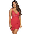 Sexy modello di babydoll rosso 154144 Axami