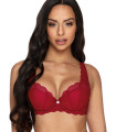  Soutien-gorge rembourré rouge model 160583 Mat 