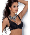 Reggiseno imbottito nero modello 117677 Opaco