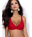  Soutien-gorge rembourré rouge model 117697 Mat 