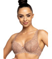  Soutien-gorge rembourré brun model 185529 Mat 