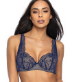  Soutien-gorge rembourré bleu marine model 171357 Mat 