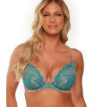 Reggiseno imbottito verde modello 199505 Gaia