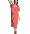  Chemise de nuit rouge model 119602 Mewa 