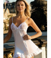 Sexy modello di babydoll bianco 143124 DKaren