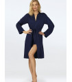 Accappatoio blu navy modello 193645 DKaren