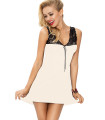  Chemise de nuit beige model 123661 DKaren 