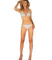  Maillot de bain deux pièces blanc model 165841 Obsessive 