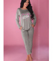  Pyjama gris model 113955 Livia Corsetti Fashion 