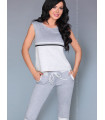  Pyjama gris model 125194 Livia Corsetti Fashion 