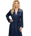  Peignoir bleu marine model 161226 Irall 