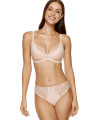 Reggiseno imbottito beige modello 195770 Gorteks