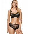  Soutien-gorge rembourré noir model 175865 Gorteks 