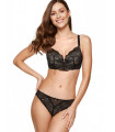  Soutien-gorge rembourré noir model 172813 Gorteks 