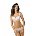 Reggiseno imbottito bianco modello 82559 Gorteks