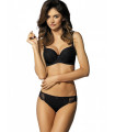  Soutien-gorge rembourré noir model 71374 Gorteks 