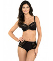  Soutien-gorge rembourré noir model 125983 Gorteks 