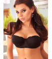  Soutien-gorge sans-bretelles noir model 47079 Kostar 