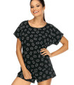  Pyjama noir model 165689 Lorin 