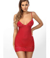 Sexy modella di camicia da notte rossa 155873 Anais