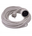 Cavo di prolunga elettrico 10m-3g*1.5mm2 Bianco - I-Watts