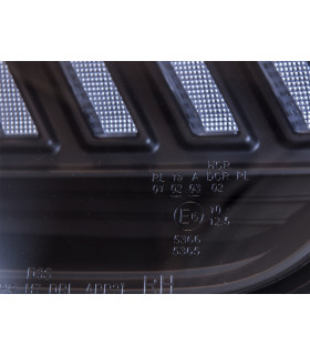 Phares - Jeu de phares xénon Feux diurnes LED Audi A4 8K année 13-15 noir pour