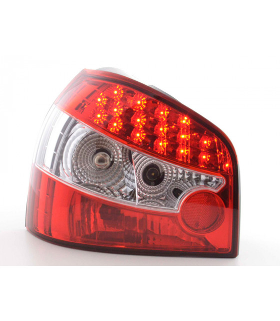 Feux arrières - Kit feux arrières à LED Audi A3 type 8L 96-02 rouge…