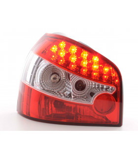 Feux arrières - Kit feux arrières à LED Audi A3 type 8L 96-02 rouge…