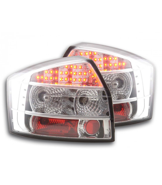 Feux arrières - Kit feux arrières LED Audi A4 berline type 8E 01-04 chrome…