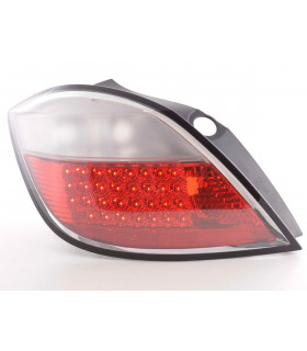 Feux arrières - Kit feux arrières LED Opel Astra H 5 portes 04- rouge / clair…