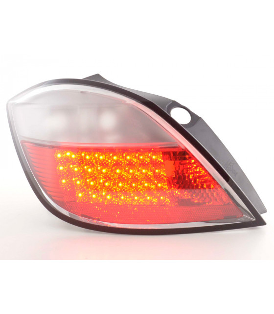 Feux arrières - Kit feux arrières LED Opel Astra H 5 portes 04- rouge / clair…