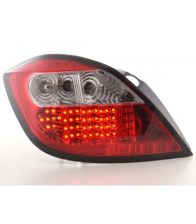 Feux arrières - Kit feux arrières LED Opel Astra H 5 portes 04- clair / rouge…