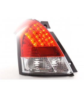 Feux arrières - Kit feux arrières LED Suzuki Swift type MZ 05- clair / rouge…