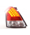 Feux arrières - Kit feux arrières LED Suzuki Swift type MZ 05- clair / rouge…