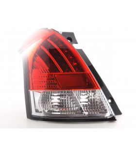 Feux arrières - Kit feux arrières LED Suzuki Swift type MZ 05- clair / rouge…