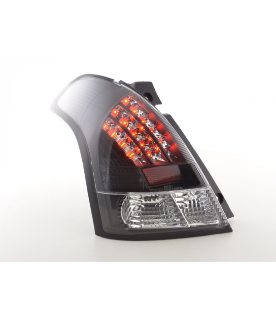 Feux arrières - Kit feux arrières LED Suzuki Swift type MZ 05- clair / noir…