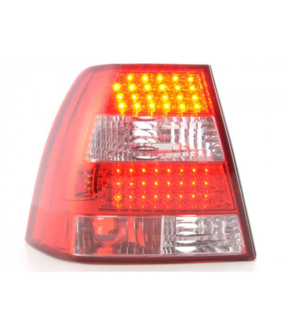 Feux arrières - Feux arrières à led VW Bora type 1J 98-03 clair / rouge…