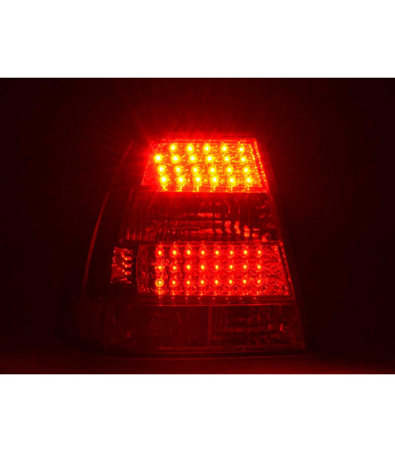 Feux arrières - Feux arrières à led VW Bora type 1J 98-03 clair / rouge…