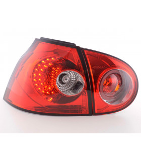 Feux arrières - Kit feux arrières LED VW Golf 5 type 1K 2003-2008 rouge…