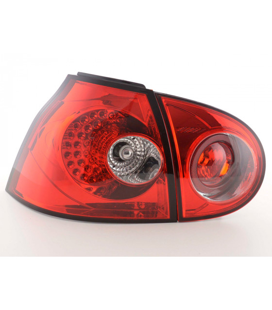 Feux arrières - Kit feux arrières LED VW Golf 5 type 1K 2003-2008 rouge…