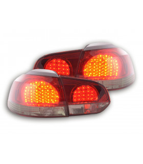 Feux arrières - Kit feux arrières LED VW Golf 6 type 1K 08- noir / rouge…