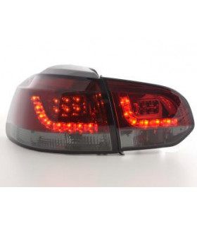 Feux arrières - Kit feux arrières LED VW Golf 6 type 1K 2008-2012 rouge / noir…