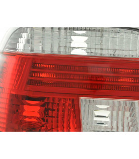 Feux arrières - Kit feux arrière BMW Série 5 Limo type E39 95-00 rouge / blanc…