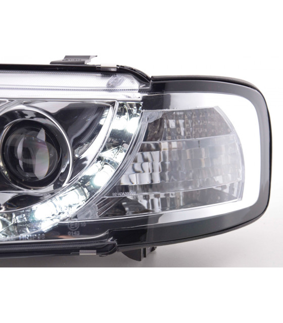 Phares - Phares Daylight LED Feux de jour LED Audi A3 type 8L 96-00 chrome…