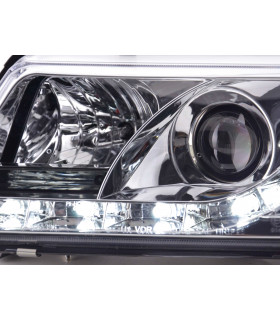 Phares - Phares Daylight LED Feux de jour LED Audi A3 type 8L 96-00 chrome…