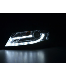 Phares - Phare Daylight LED feux de jour Audi A4 à partir de 2008 chrome…