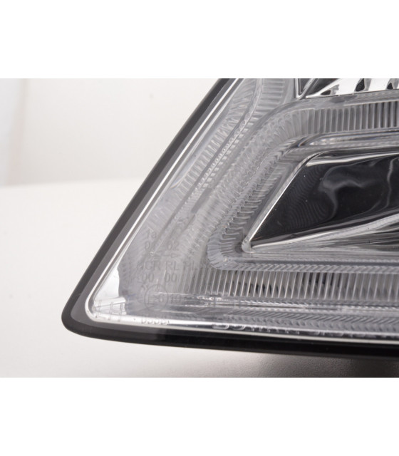 Phares - Phare Daylight LED feux de jour Audi A4 à partir de 2008 chrome…