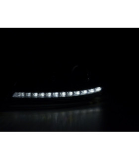 Phares - Phare Daylight LED DRL look Skoda Oktavia à partir de 2009 noir…