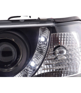 Phares - Phare Daylight LED DRL look Audi 80 type B4 91-94 noir…